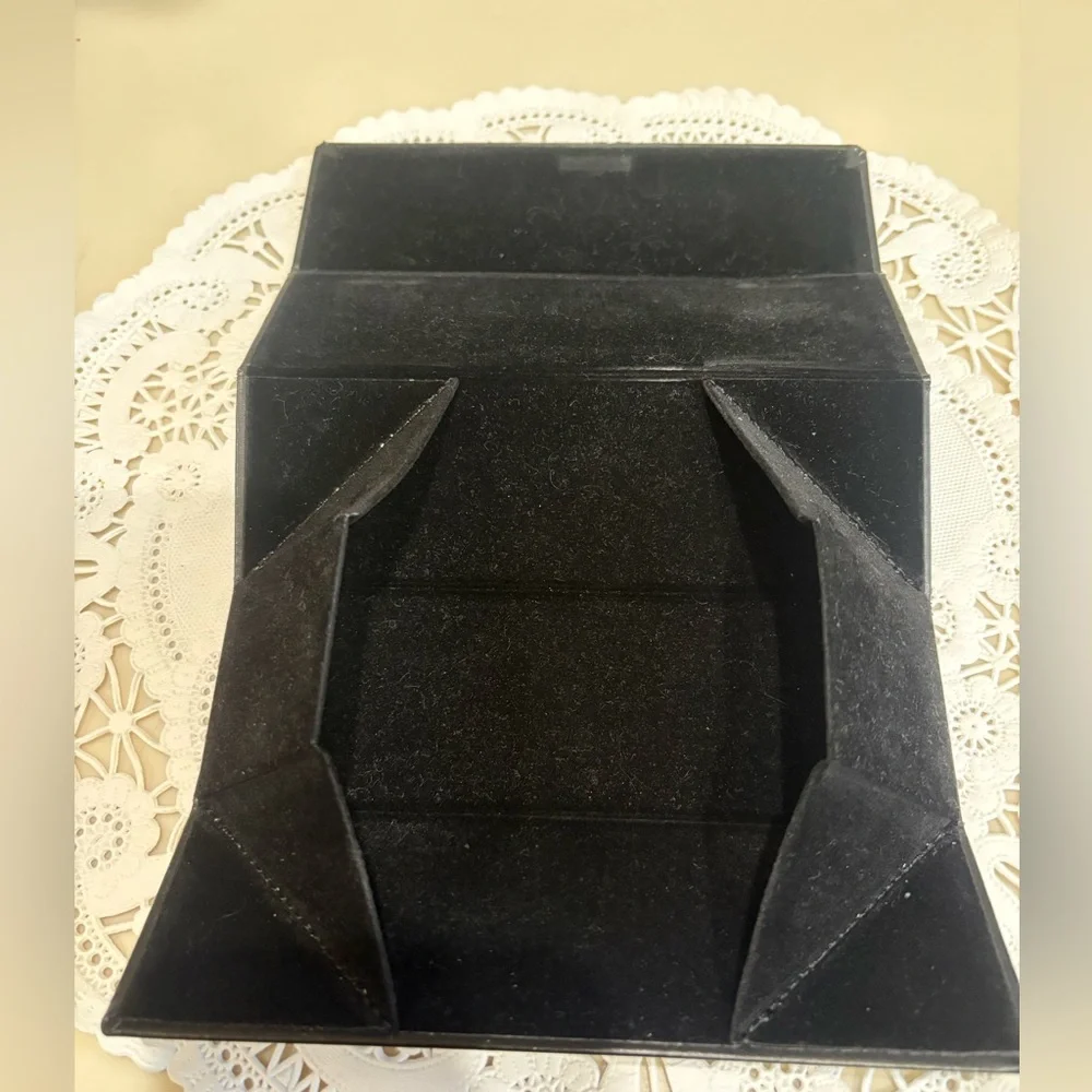 Montblanc Black Leather Velvet Eyeglass Case